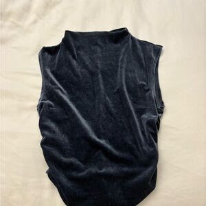 Commense Navy Velvet Tank Top